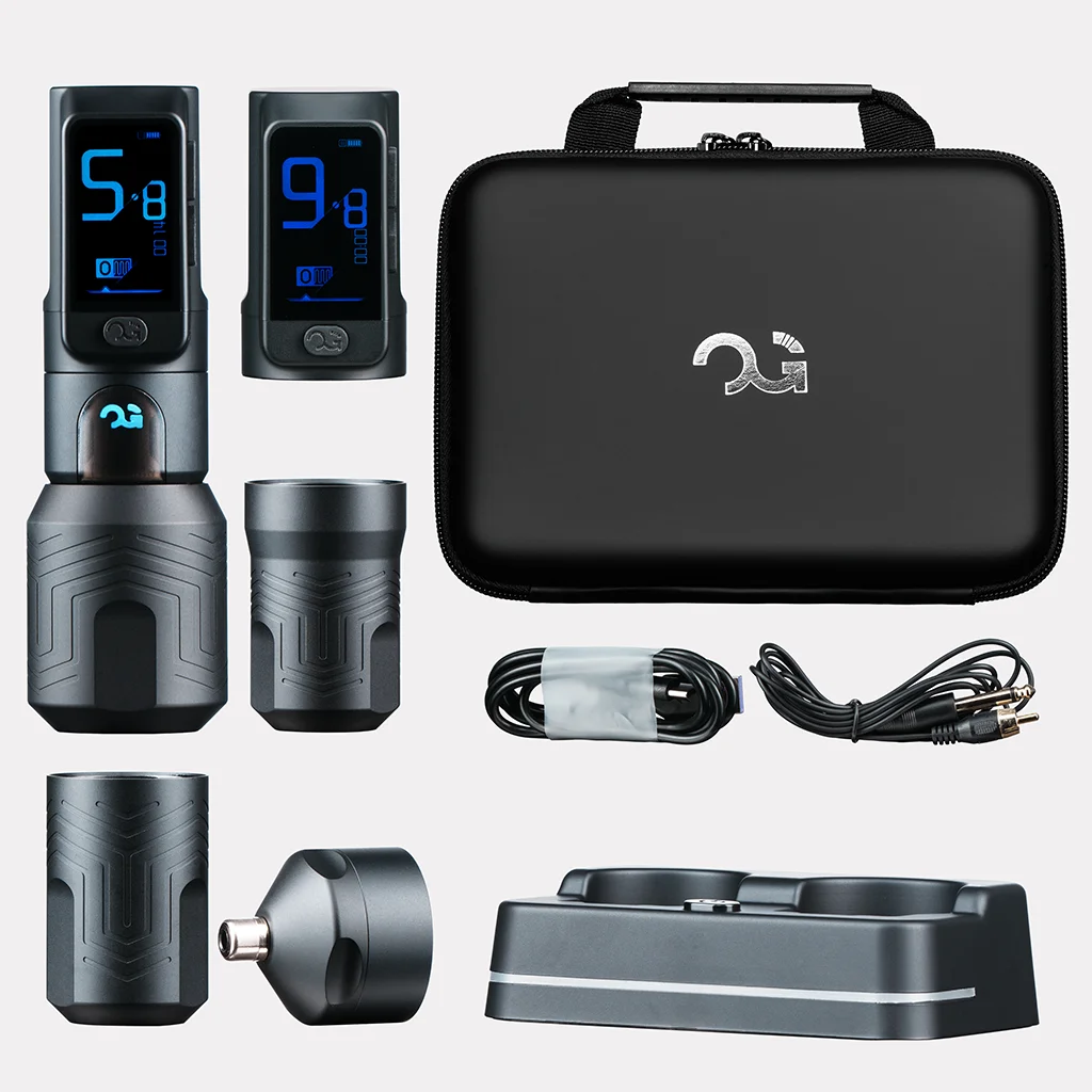 PIONEER-FURY Ⅱ 4.2mm Stroke Wireless Tattoo Machine - OG Produce Secondary image