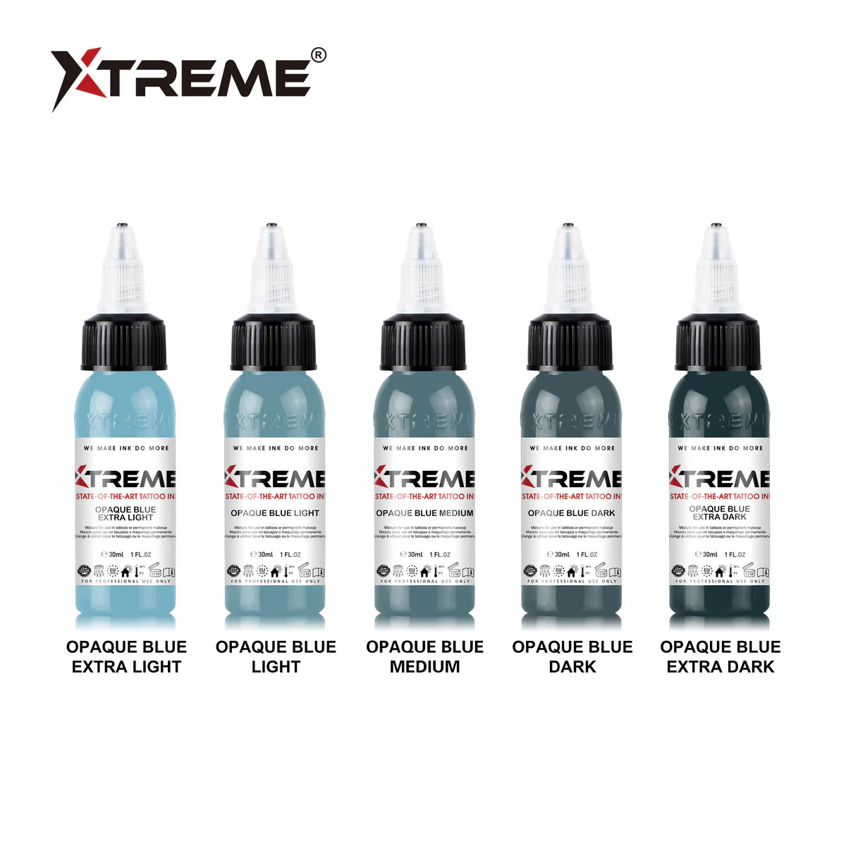 Opaque Blue Set - Xtreme Ink
