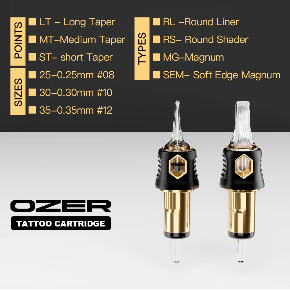 OZER - Cartridge Needles - Round Liner