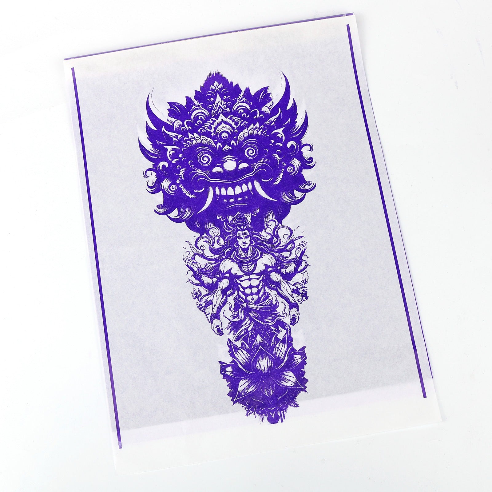 OZER - A4 Transfer Paper -  Purple - For Thermal Printer