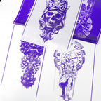 OZER - A4 Transfer Paper -  Purple - For Thermal Printer