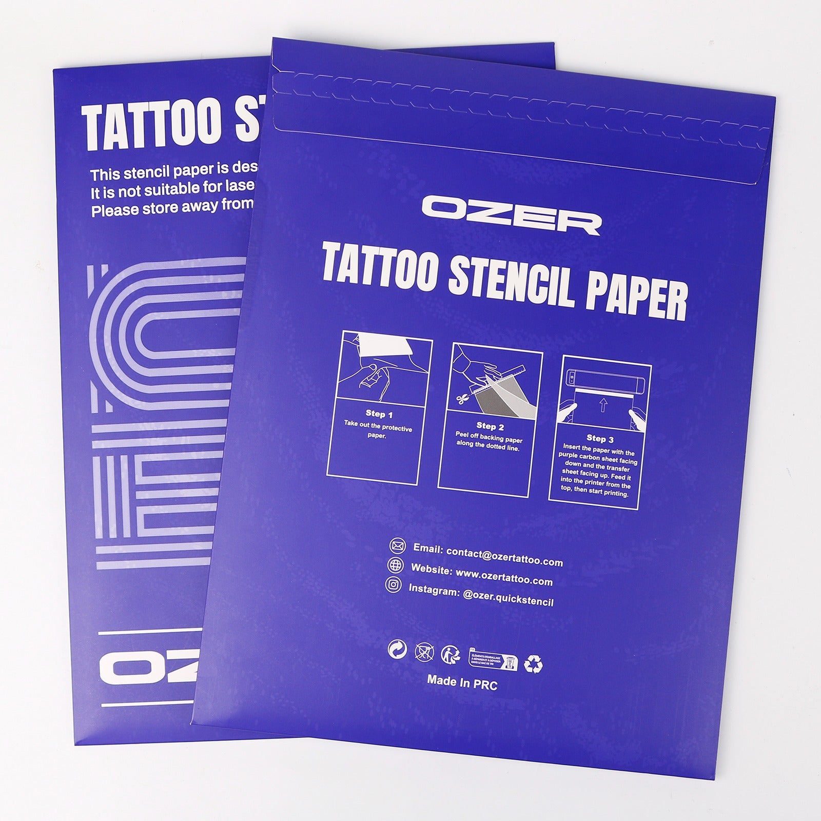 OZER - A4 Transfer Paper -  Purple - For Thermal Printer