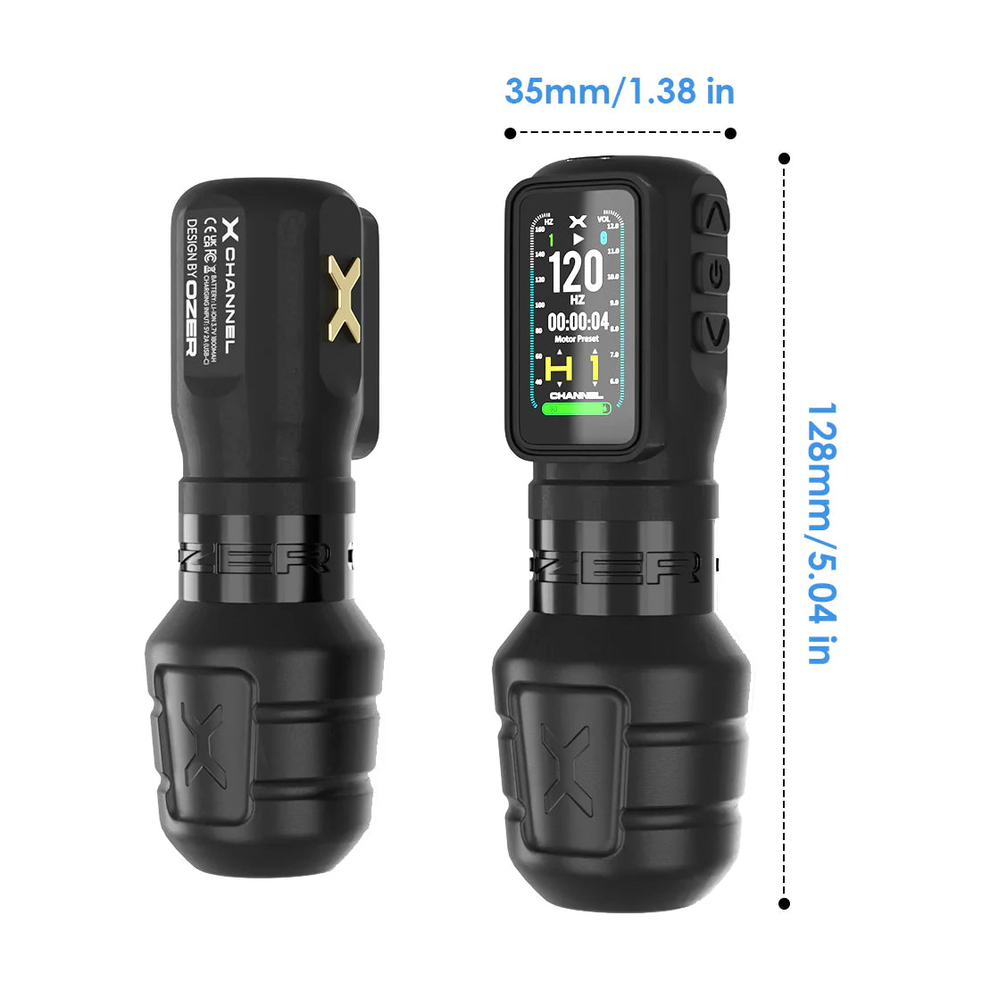 OZER X Channel - Wireless Tattoo Machine