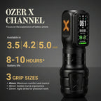 Ozer X Channel tattoo machine in black