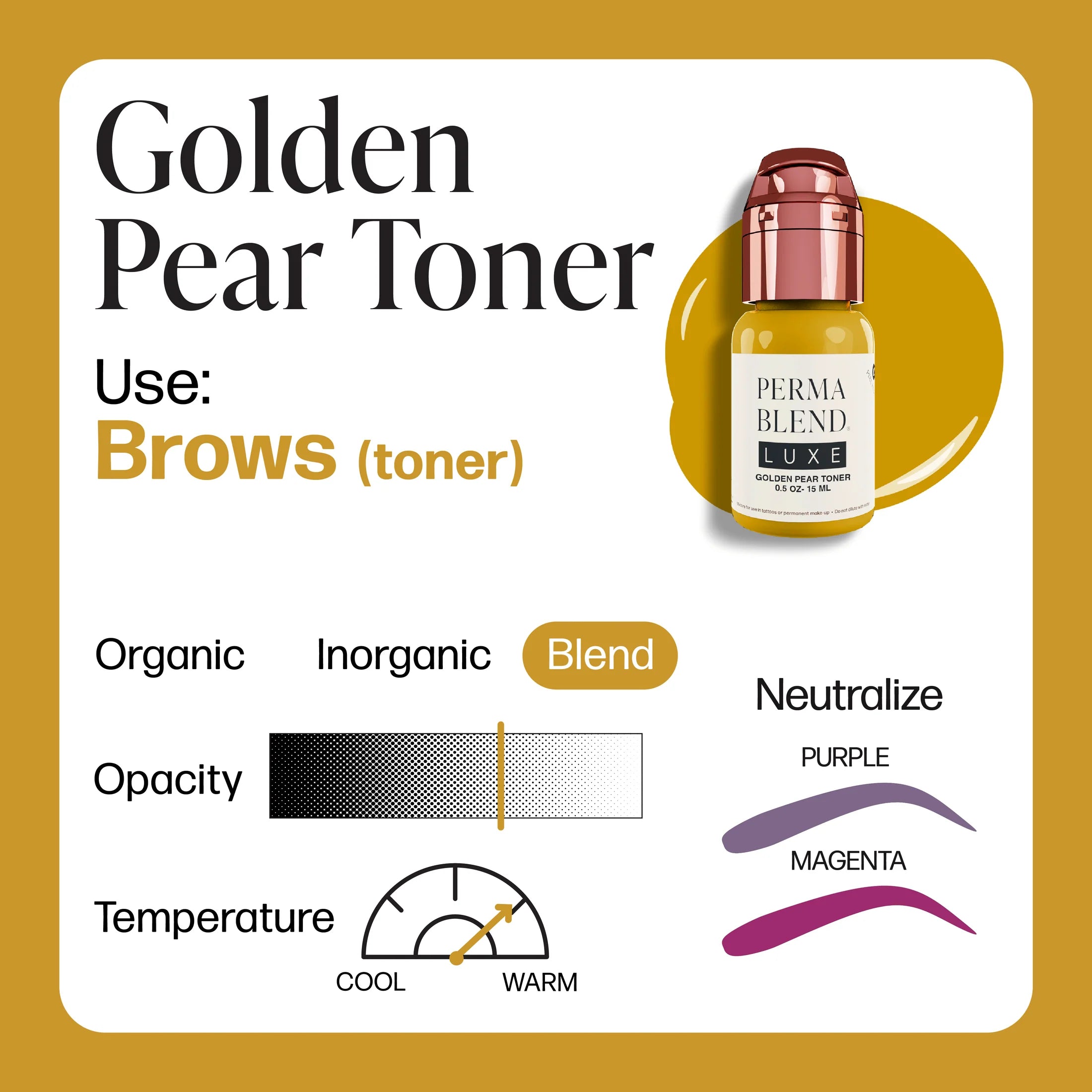 LUXE Golden Pear Toner – Perma Blend 15 ML Secondary image