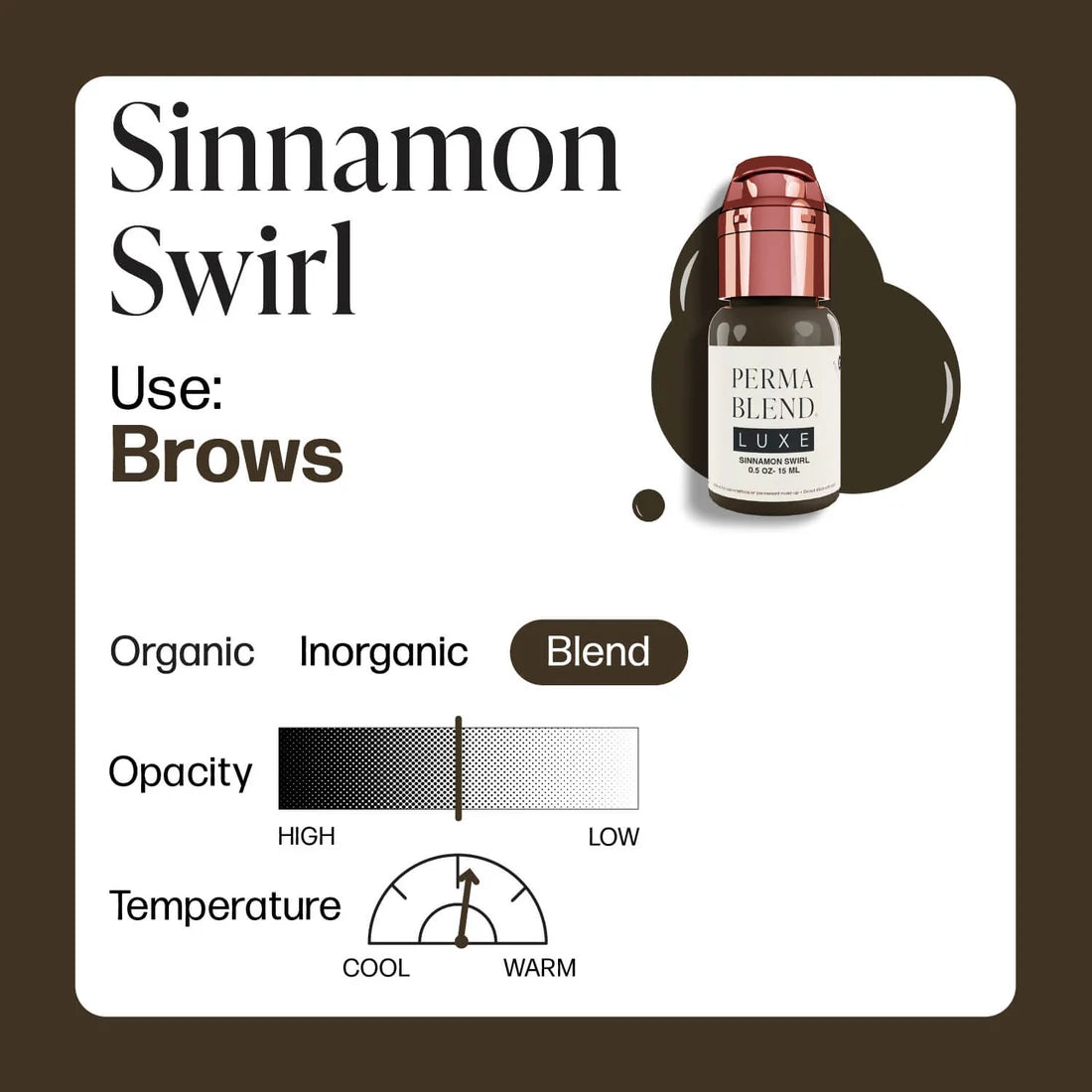 Chocolate Collection by Amina Sadiq - Perma Blend  LUXE- 1/2oz - 6 Shades