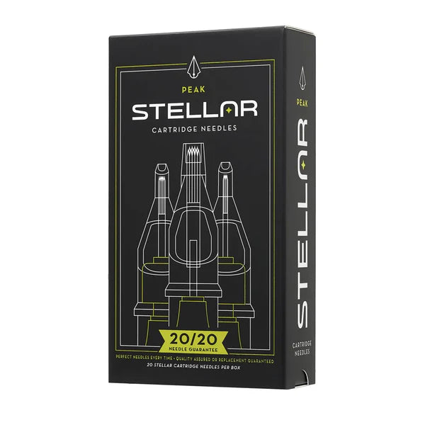 Peak Stellar Needle Cartridges - Round Liner - Box of 20