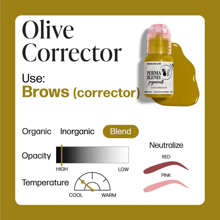 Olive Corrector – Perma Blend 15 ML