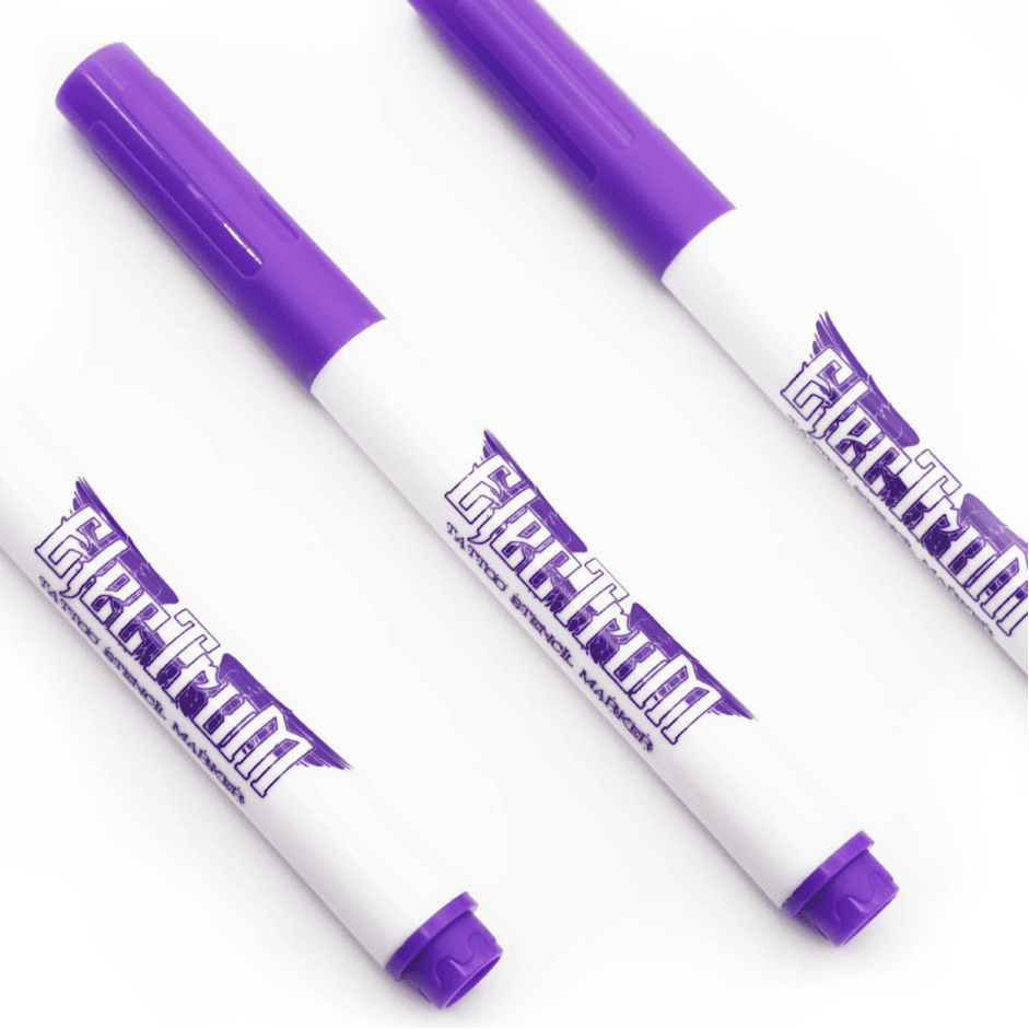 Disposable Skin Markers by Electrum - Violet (alcohol resistant) Main image
