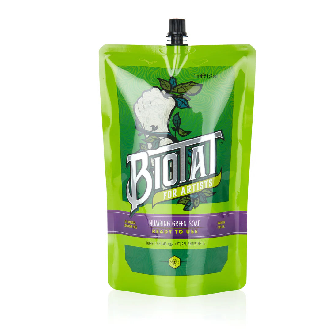 SALE - Natural Numbing Green Soap - Ready to use By Biotat® - Expired