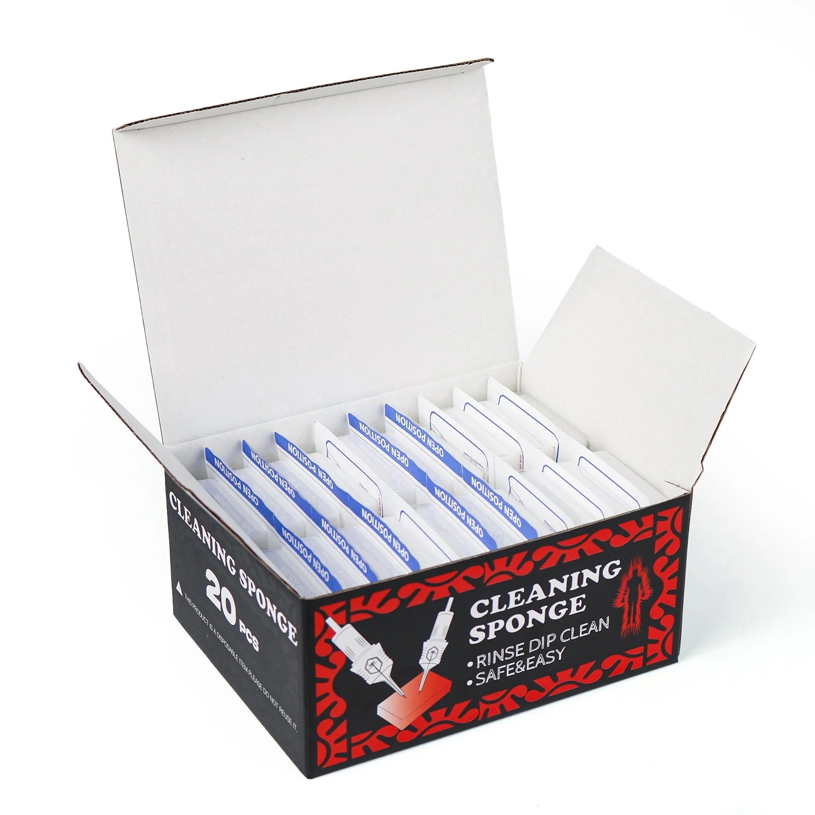 SUPERAY - Tattoo Needle Cleaning Sponge - 20pc