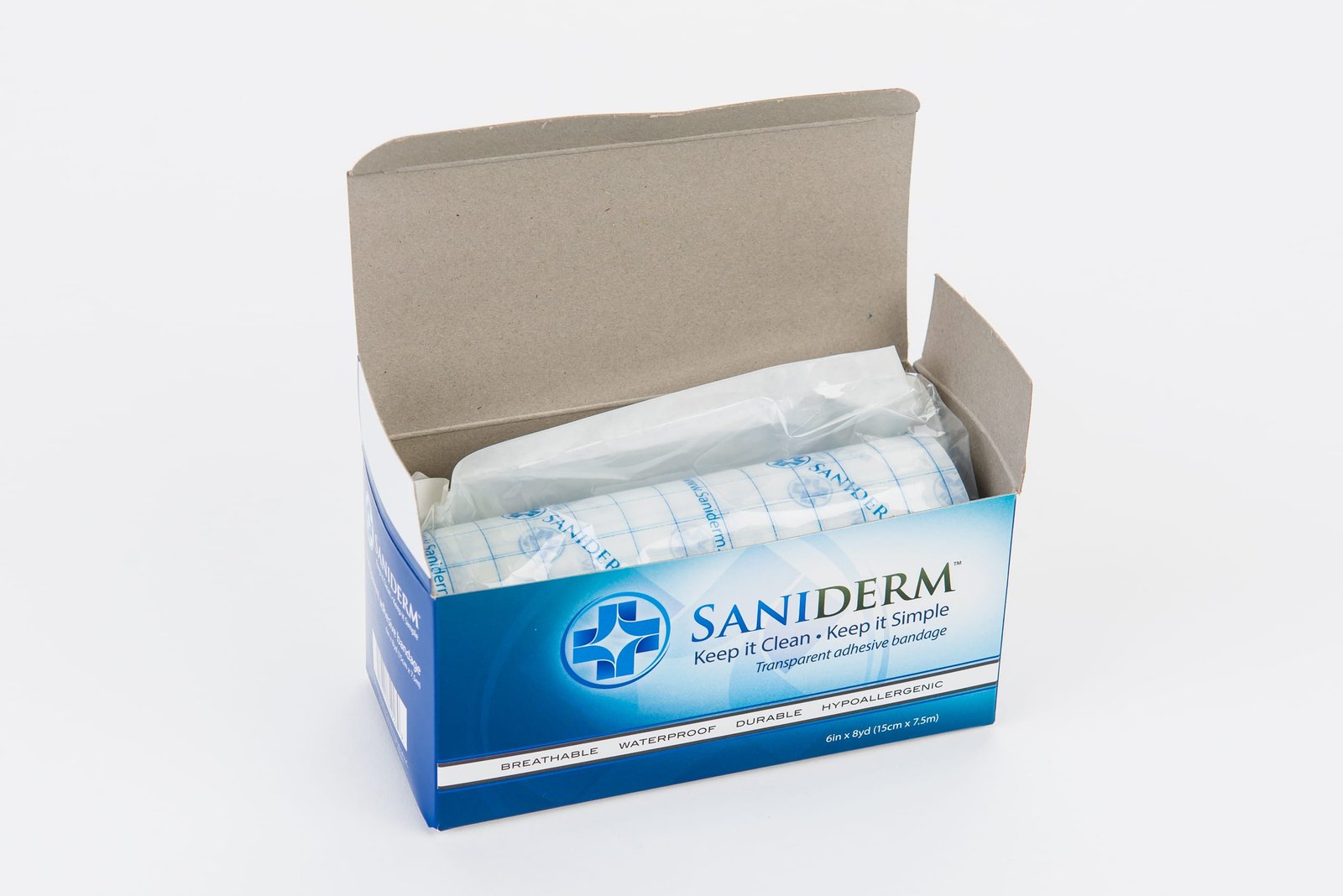 Saniderm Tattoo Aftercare Transparent Adhesive Bandage - 15cm x 7.5m Roll Secondary image