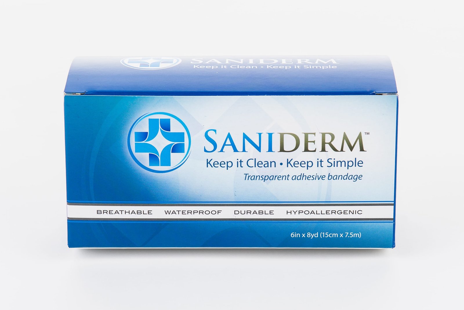 Saniderm Tattoo Aftercare Transparent Adhesive Bandage - 15cm x 7.5m Roll