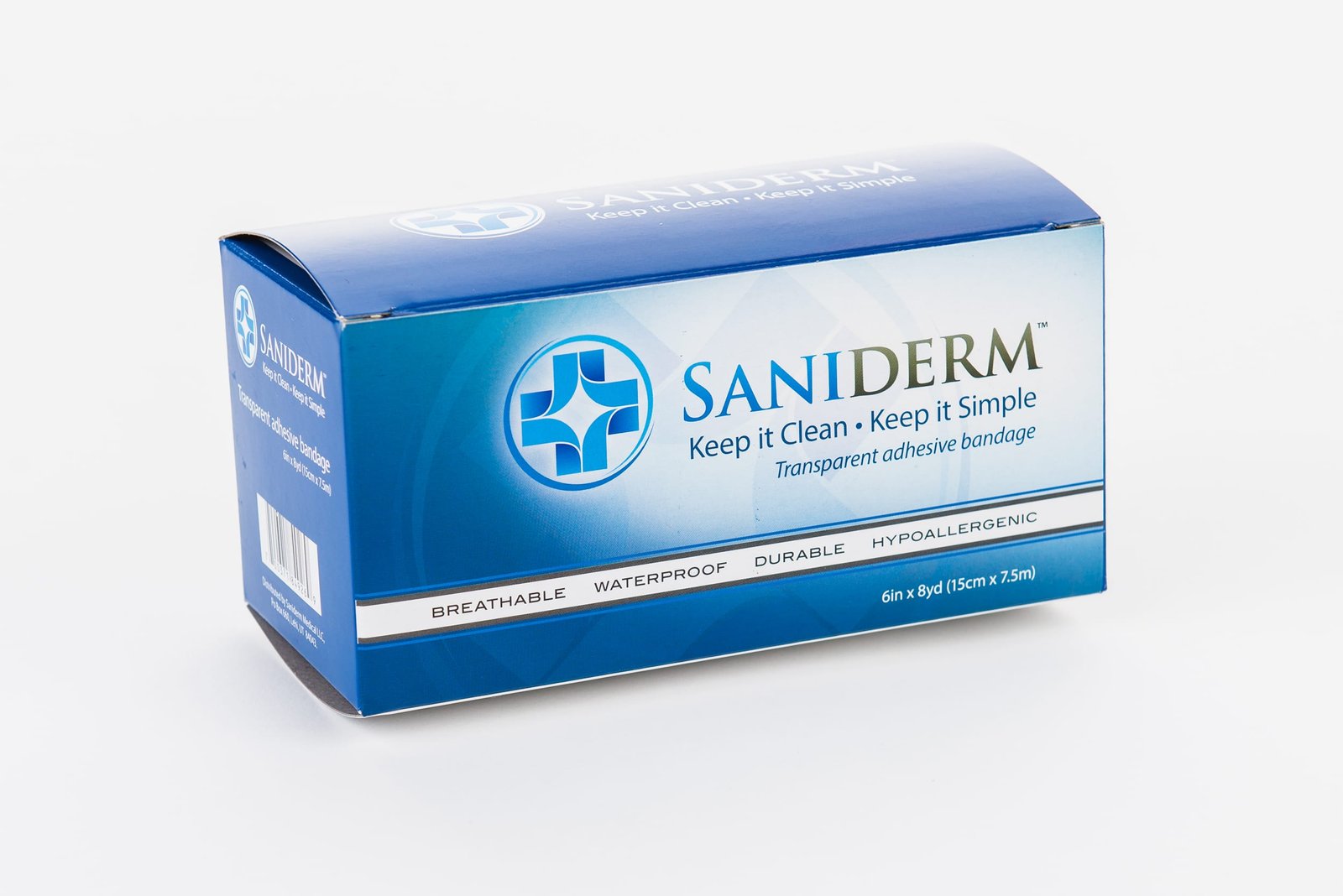 Saniderm Tattoo Aftercare Transparent Adhesive Bandage - 15cm x 7.5m Roll