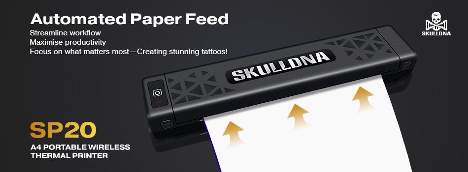 SKULLDNA - Wireless Bluetooth Printer - SP20 - Japanese High Resolution Printhead