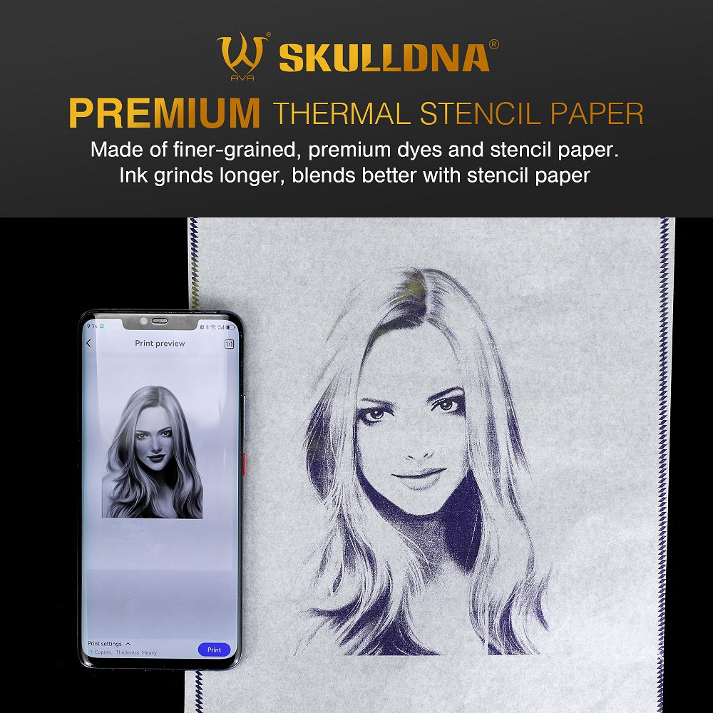 SKULLDNA - Premium Thermal Transfer Paper - For Thermal Printer