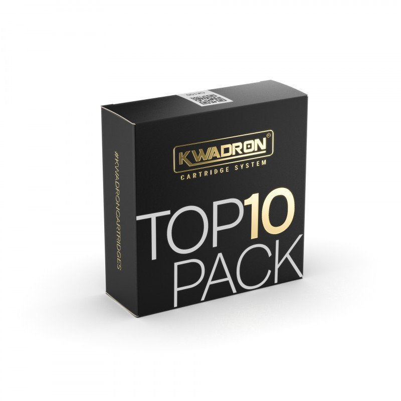 Kwadron Top10 Pack – Premium Tattoo Cartridge Needles (10 Pack)