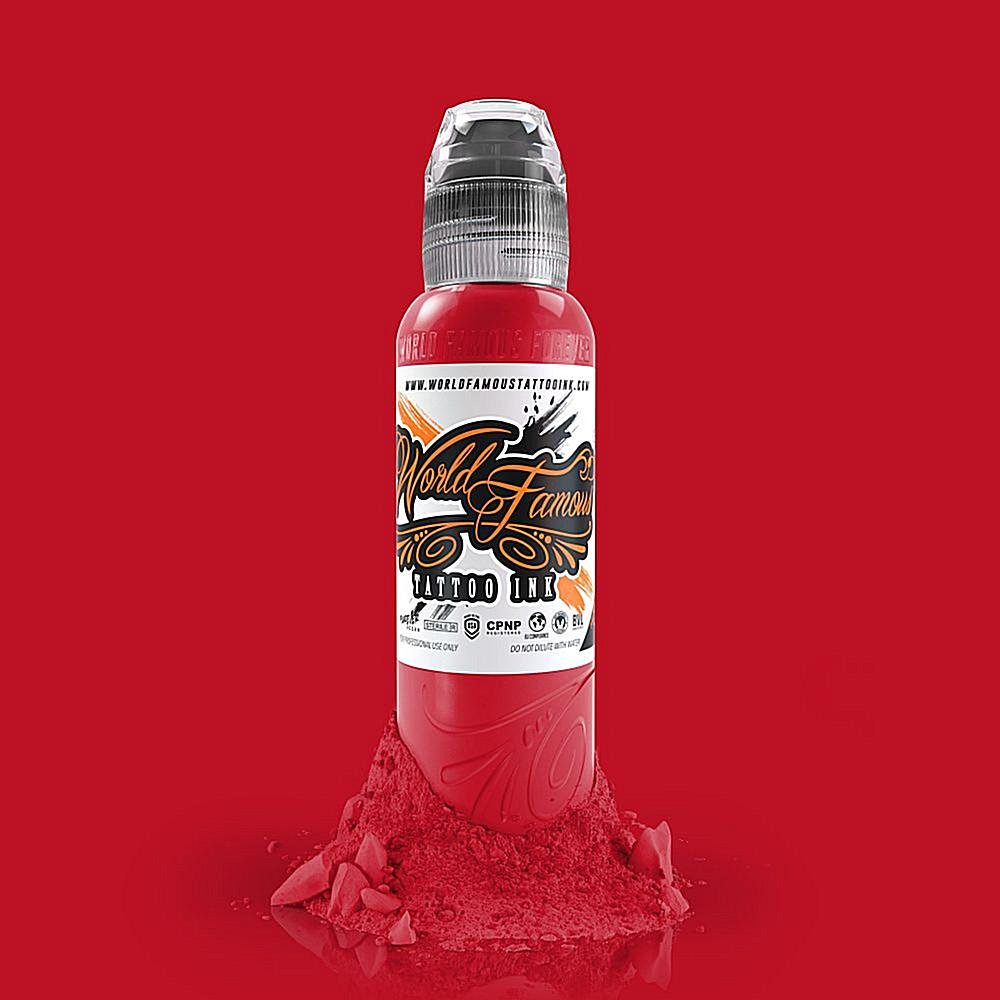 United Ink Red — World Famous Tattoo Ink Secondary image