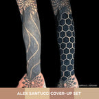 Alex Santucci - Cover-up Set- World Famous Tattoo Ink - 1 oz