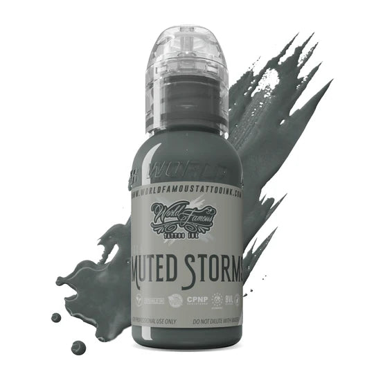Poch's - Muted Storms Set — World Famous Tattoo Ink — Pick Size Secondary image