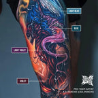 A.D. Pancho Pro Team 16 Color Set - World Famous Tattoo Ink - 1oz