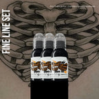 Fine Line Mini Set - World Famous Tattoo Ink - 1oz