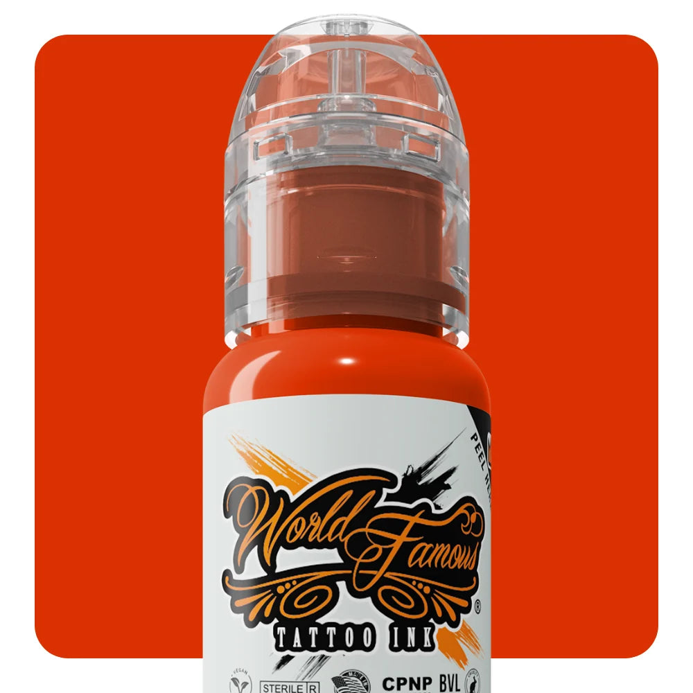 7 Color Simple Set - World Famous Tattoo Ink - 1/2oz