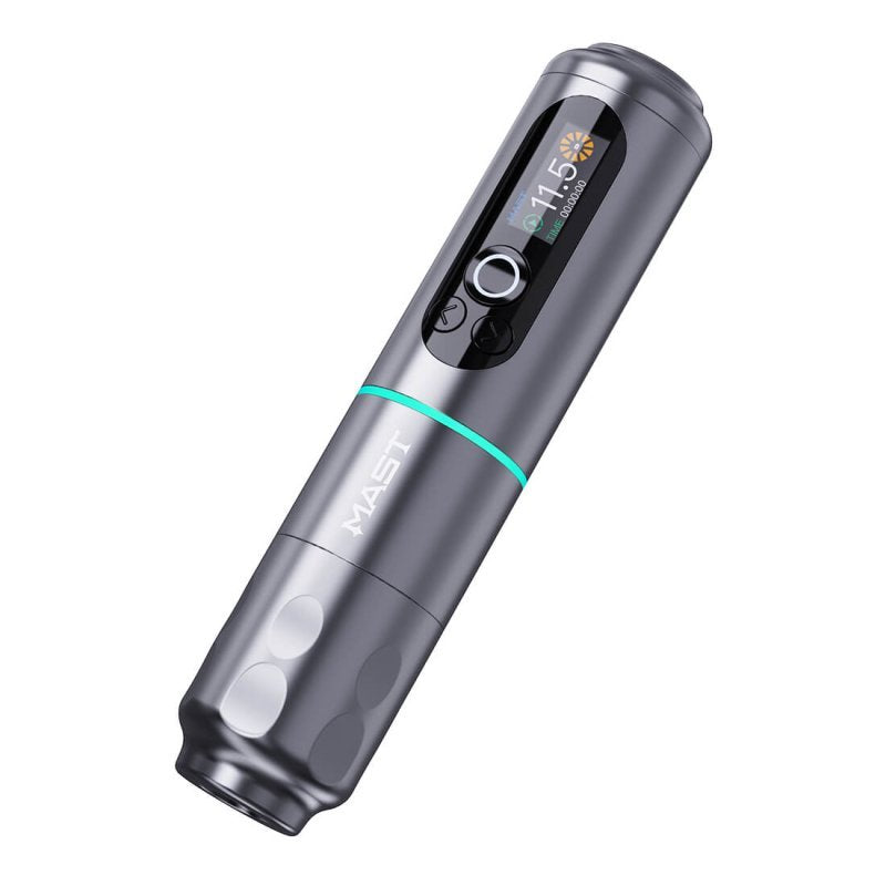 Dragonhawk Wireless Tattoo Pen Machine with 3.5MM Stroke Brushless Motor Color Screen - Gray | Mast Archer 2 Secondary image