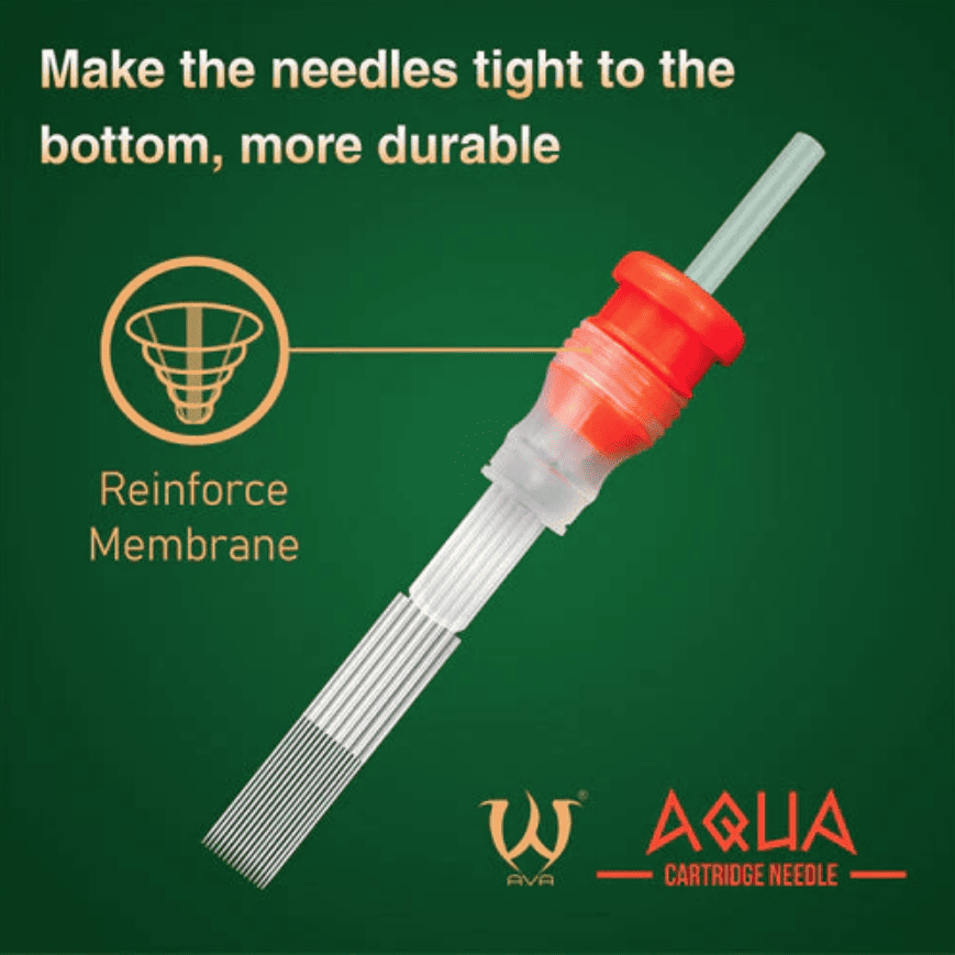 AVA AQUA Needle Cartridges - Round Shader - 10pc per box