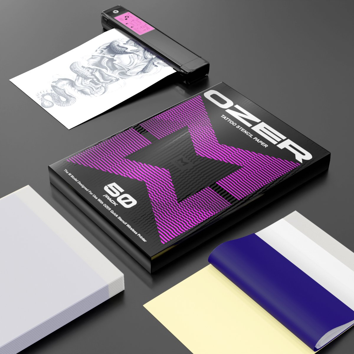 OZER - A4 Transfer Paper -  For Thermal Printer - 50pk Main image