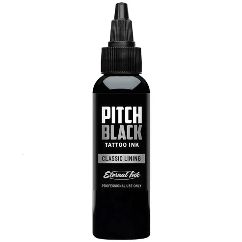 Pitch Black Lining— Eternal Tattoo Ink - 1oz
