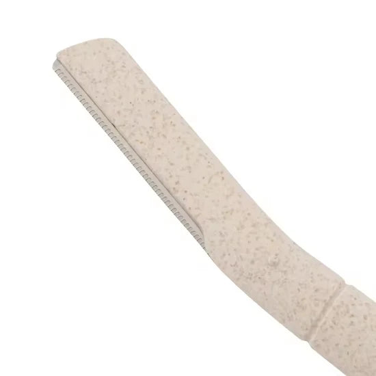 Eco Friendly Eyebrow Razors – Biodegradable Wheat Straw Material – 3pcs