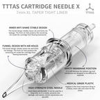TTTAS Cartridge Needles - Curved Magnum