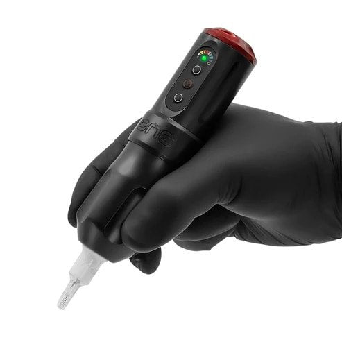 FK Irons One Tattoo Machine with Drop in Battery — 3.0mm Stroke — Charcoal Secondary image