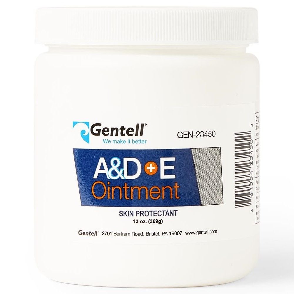 Gentell A & D Plus E Ointment - Cosmetic Vaseline- 13oz Jar Main image