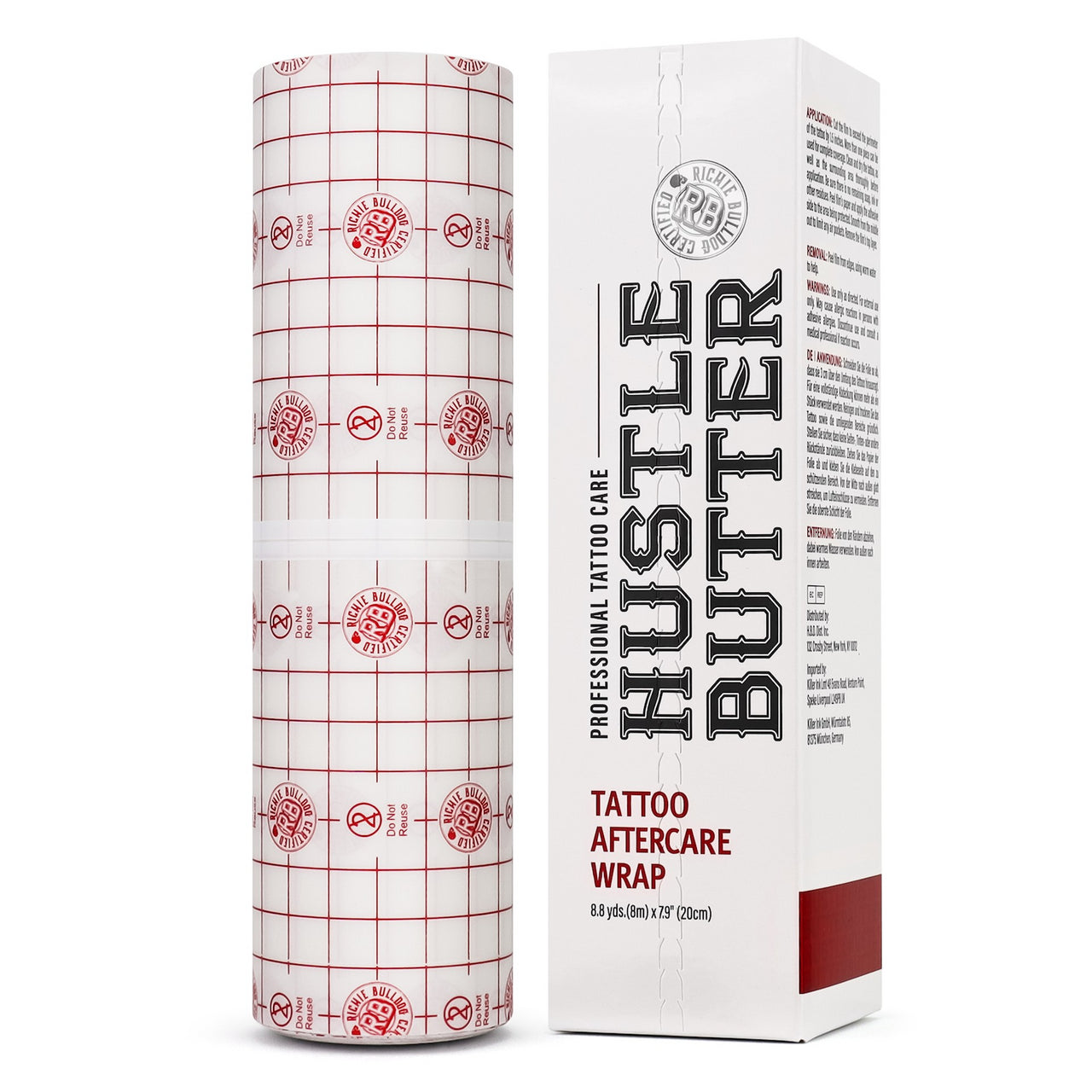 Hustle Butter Tattoo Aftercare Wrap - Professional Size 20cm x 8m