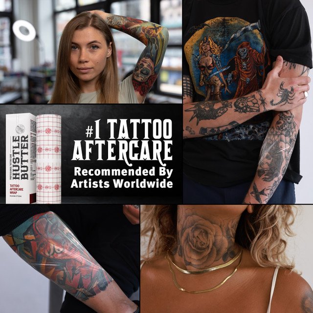 Hustle Butter Tattoo Aftercare Wrap - Professional Size 20cm x 8m