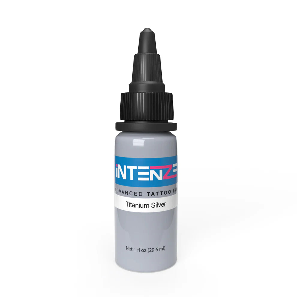 Titanium Silver – Intenze Tattoo Ink Main image