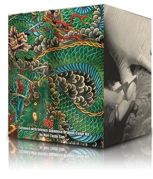 Japaneze Dragon Color Set — Intenze Tattoo Ink — 6 Bottles