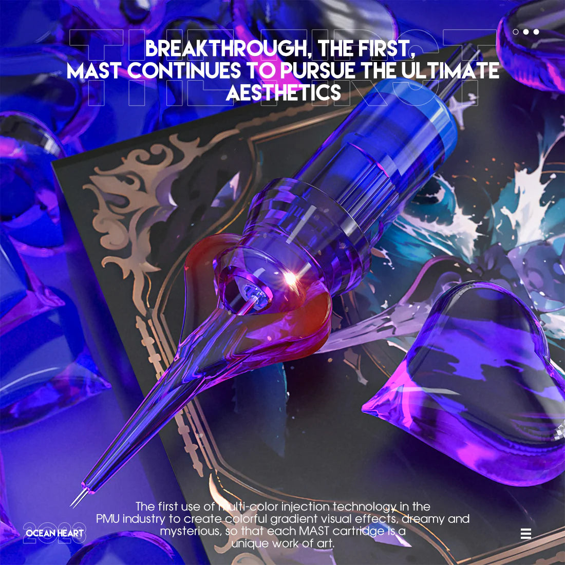 Mast Ocean Heart Tattoo Cartridges – Round Shader – Box of 20
