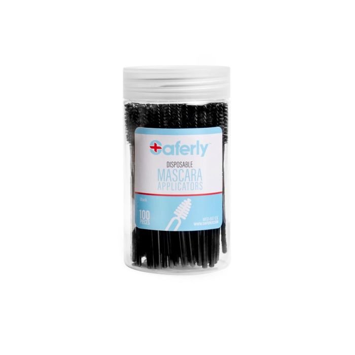 Saferly - Disposable Mascara Applicators - Tub of 100