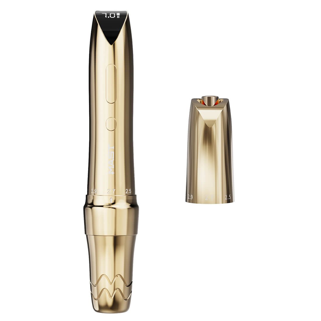 Mast P60 with RCA Adapter – Wireless Machine With 2.2MM-3.2MM Adjustable Strokes For PMU | SMP | Tattoo Main image