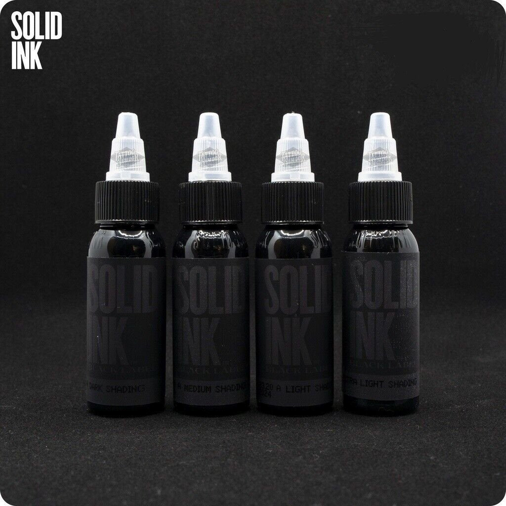 Black Label - Greywash Set of 4 bottles - Solid Ink Secondary image