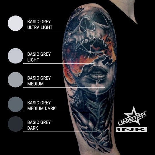 Basic Gray Dark 30ml - Unistar Ink