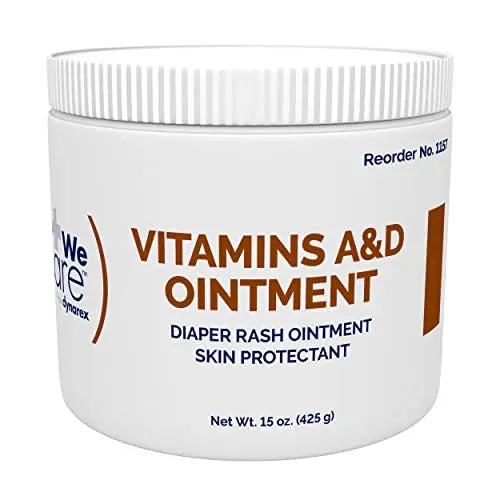 +We Care - Vitamins A & D Ointment — Cosmetic Vaseline — 15oz Jar