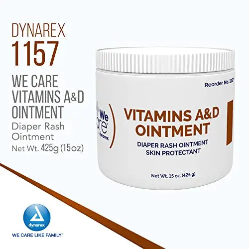 +We Care - Vitamins A & D Ointment — Cosmetic Vaseline — 15oz Jar