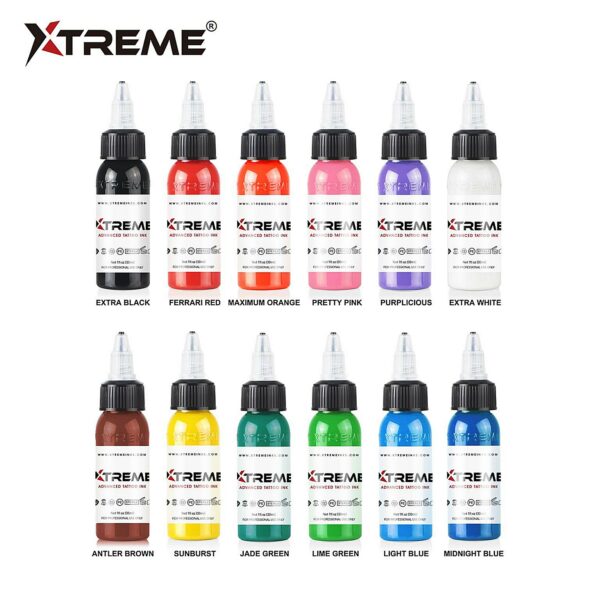 12 Primary Colour Set - Xtreme Ink