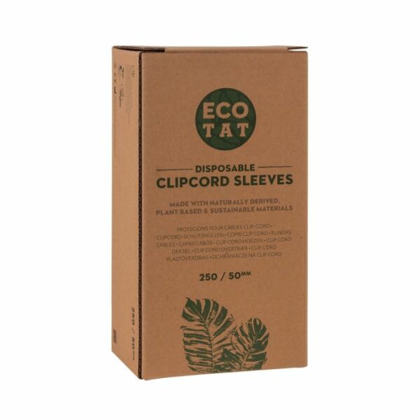 ECOTAT Clip Cord Sleeve Covers - Box of 250 - Image 4