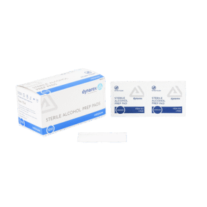 Dynarex Alcohol Prep Pads (Medium)