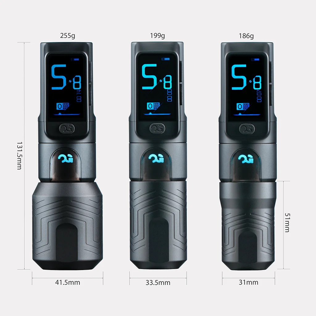 PIONEER-FURY Ⅱ 4.2mm Stroke Wireless Tattoo Machine - OG Produce - Image 6